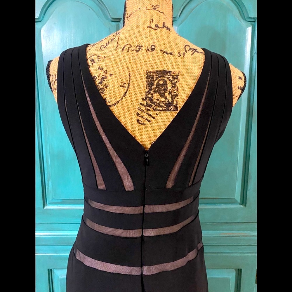 Nightway Formal Black/Nude Formal Dress, NWOT - Picture 5 of 5